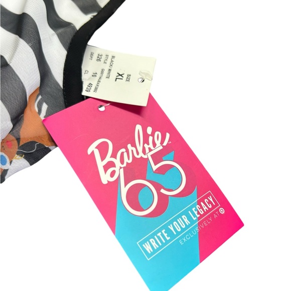 Barbie Black and White Striped Dress - Picture 5 of 7